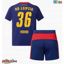 Camiseta RB Leipzig Timo Werner #36 Visitante Equipación para niños 2025-26 manga corta (+ pantalones cortos)